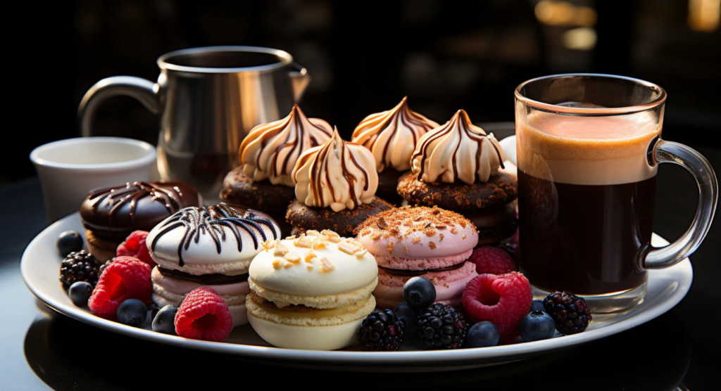 coffees and desserts